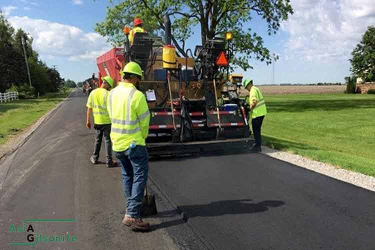 asphalt paving process